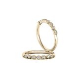 FEDE NUZIALE CLASSICA A MEZZO TONDO IN ORO GIALLO