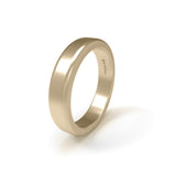 WEICHER HOCHFLACHER EHERING AUS GELBGOLD