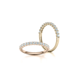 FEDE NUZIALE CLASSICA A MEZZO TONDO IN ORO GIALLO