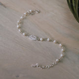 Entspannungs-Halskette mit Perlen des Heiligen Herzens Jesu