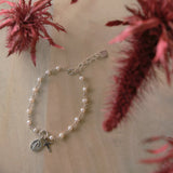 Entspannungs-Halskette mit Perlen des Heiligen Herzens Jesu