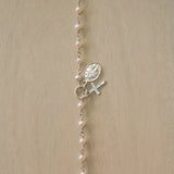 Entspannungs-Halskette mit Perlen des Heiligen Herzens Jesu