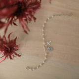 Entspannungs-Halskette mit Perlen des Heiligen Herzens Jesu