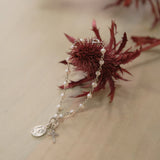 Entspannungs-Halskette mit Perlen des Heiligen Herzens Jesu