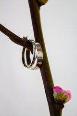 KLASSISCHER WEISSGOLD-HALBFACH-WEICHER EHERING