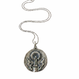 medalla religiosa artesanal virgen del Pilar