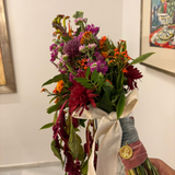 Bouquet de mariée médaille Vierge de Guadalupe