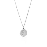 Virgin girl medal necklace