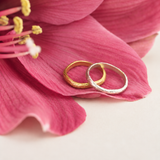 FEDE NUZIALE ONDA IN ORO 18k
