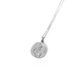 Virgin girl medal necklace