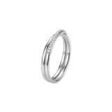 alianza oro blanco cruzada con diamantes