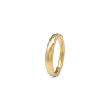 ALMOND YELLOW GOLD WEDDING RING