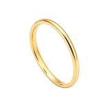 Alianza de boda Essence en oro amarillo de 18k