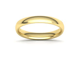Alianza de boda Comfort en oro amarillo 18k