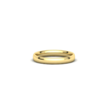 Alianza de boda Comfort en oro amarillo 18k