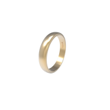 CLASSIC YELLOW GOLD HALF ROUND WEDDING RING
