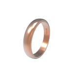 KLASSISCHER WEICHER HOCHZEITSRING AUS ROSÉGOLD