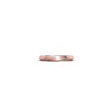 Alianza de boda artesanal Twist en oro rosa 18k