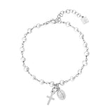 Entspannungs-Halskette mit Perlen des Heiligen Herzens Jesu