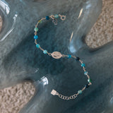 Entspannungs-Halskette mit Perlen des Heiligen Herzens Jesu