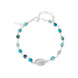 Entspannungs-Halskette mit Perlen des Heiligen Herzens Jesu