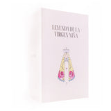 Collar medalla Virgen niña con perlas