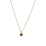 Garnet Birthstone January Necklace