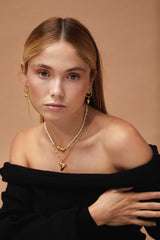 Pendientes Freya shark tooth