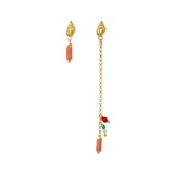 Pendientes Tritón corales - Nanna Folk