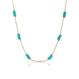 Collar Fiji turquesas - Nanna Folk