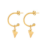 Pendientes Freya shark tooth