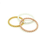 Anillo stacking bubbles rose - Nanna Folk