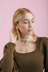 Choker Gorgonian perlas