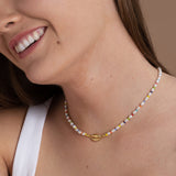 COWRIE PEARLS NECKLACE