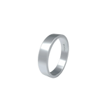 ANELLO NUZIALE CLASSICO PIATTO IN ORO BIANCO