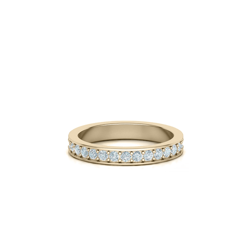 CLASSIC YELLOW GOLD HALF ROUND WEDDING RING