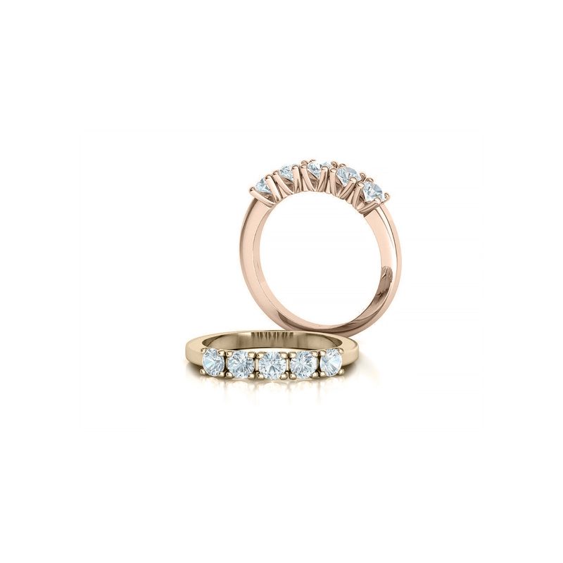 CLASSIC YELLOW GOLD HALF ROUND WEDDING RING