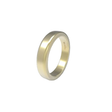 BAGUE DE MARIAGE DOUCE ET PLATE EN OR JAUNE