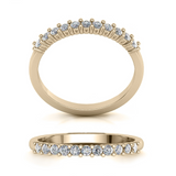 CLASSIC YELLOW GOLD HALF ROUND WEDDING RING