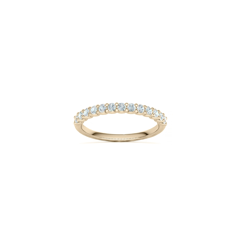 CLASSIC YELLOW GOLD HALF ROUND WEDDING RING