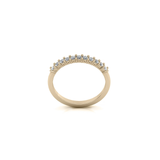 CLASSIC YELLOW GOLD HALF ROUND WEDDING RING