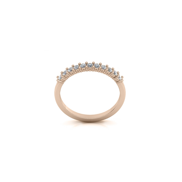 CLASSIC YELLOW GOLD HALF ROUND WEDDING RING