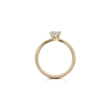 CLASSIC YELLOW GOLD HALF ROUND WEDDING RING