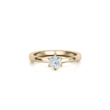 CLASSIC YELLOW GOLD HALF ROUND WEDDING RING