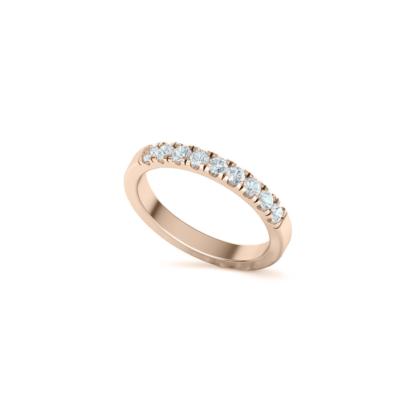 CLASSIC YELLOW GOLD HALF ROUND WEDDING RING