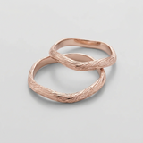 FEDE NUZIALE ONDA IN ORO 18k