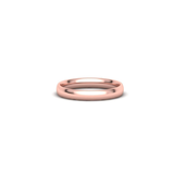 Alianza de boda Comfort en oro rosa 18k