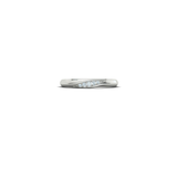 Alianza de boda artesanal Twist con diamantes en oro blanco 18k