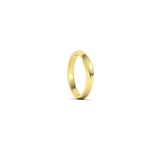 Alianza de boda artesanal Twist en oro amarillo 18k