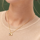 Garnet Birthstone January Necklace